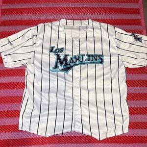 Florida Marlins "Los Marlins" Baseball Jersey XL